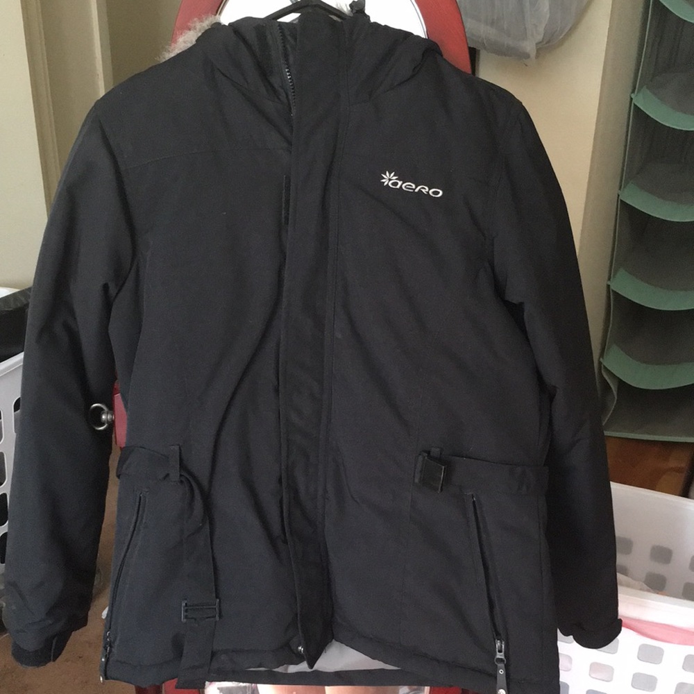 very thick and warm winter jacket